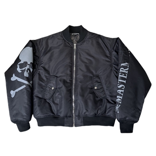MASTERMIND 冬季新品空军飞行员夹克男女加棉加厚棒球服棉衣外套