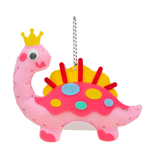 恐龙儿童缝缝乐不织布手工diy材料包挂件男女孩子针线纫创意玩具