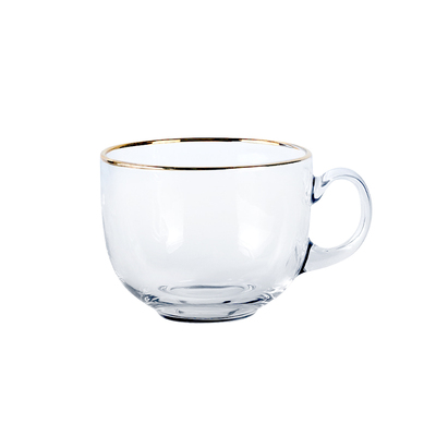 玻璃杯带把手大容量早餐杯牛奶燕麦杯高颜值家用办公室喝水杯子