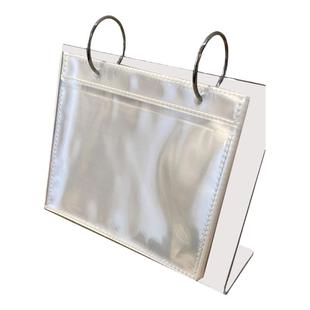 饰品收纳展示台桌面式摆台展示架透明PVC首饰袋防潮防氧化自封袋