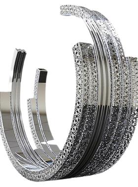 不锈钢雕塑定制不规则抽象镜面户外广场售楼部简约金属创意摆件