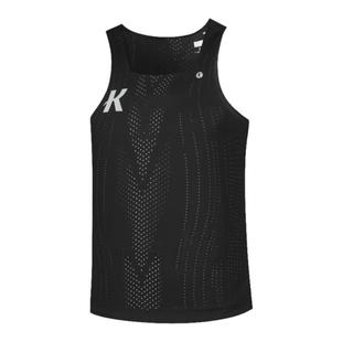 乔丹强风吹拂联名风洞背心男士2026春季网孔透气运动跑步健身T恤