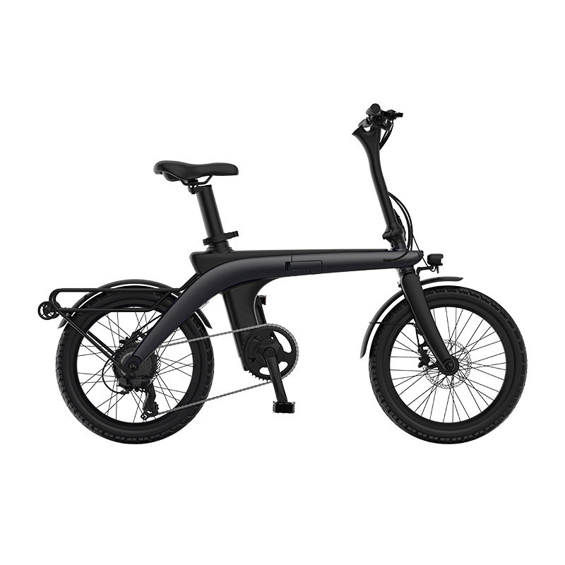 WOWCAT C1 黑色电助力自行车超轻折叠车新款ebike城市通勤公路车