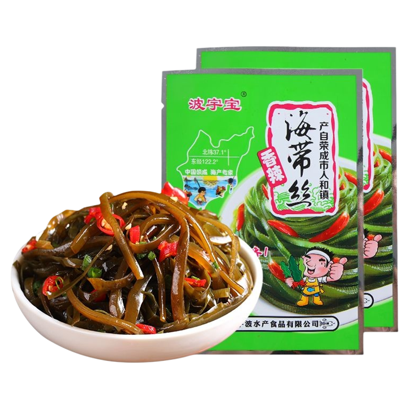 波宇宝香辣凉拌海带丝零食