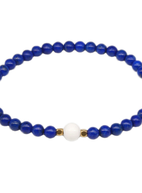 原创设计简约女青金石极细手链