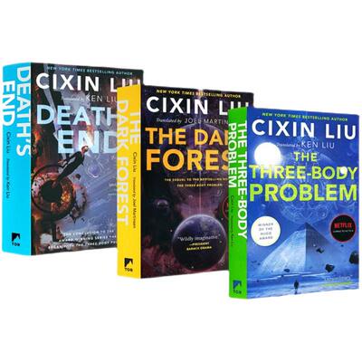进口英文原版 The Three Body Problems套装 三体原著科幻小说 Cixin Liu 刘慈欣科幻小说经典3册 黑暗森林 死神永生 现货