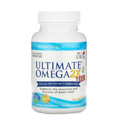 美国nordic青少年岁omega鱼油