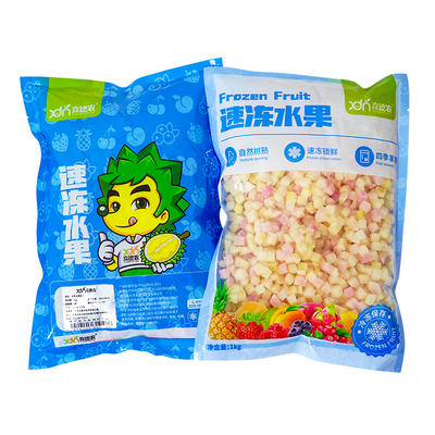 喜德农水蜜桃丁新鲜速冻1kg