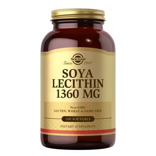 solgar大豆卵磷脂软胶囊中老年血管保健品正品官方旗舰店卵磷脂
