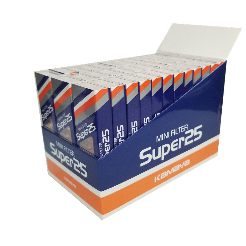 日本原装进口思莱特super25无铜圈过滤嘴 一次性过滤器抛弃型烟嘴