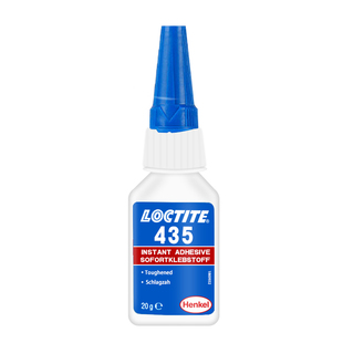 乐泰435 瞬干胶抗冲击高负载高剥离快干胶水塑料橡胶金属多孔材料