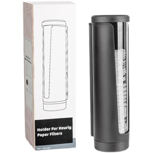 icafilas 兼容keurig滴滤式咖啡机一次性Kcup过滤滤纸收纳盒