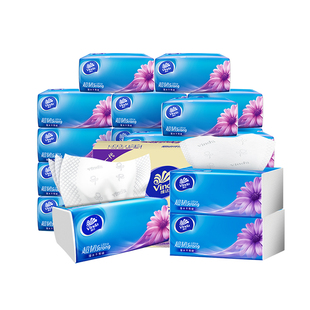 维达纸巾超韧抽纸130抽家用实惠装整箱面巾纸餐巾纸卫生纸