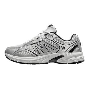 骆驼慢跑鞋女2025秋新款耐磨网面复古休闲鞋老爹鞋舒适银色运动鞋