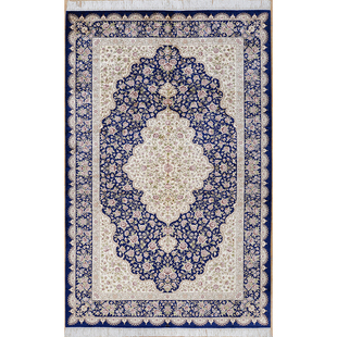 天匠手工真丝地毯土耳其波斯丝毯欧式美式别墅地毯150X240cm