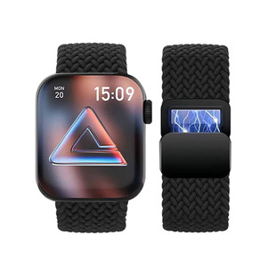 适用匹克zeroPro磁吸编织表带PEAK智能手表替换带WatchZeroProS尼龙弹力透气腕带回环快拆zeroS+手环配件表链