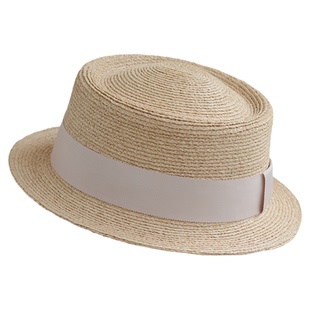 拉菲草帽子女秋季文艺小沿草帽出游遮阳帽防晒百搭英伦礼帽小头围