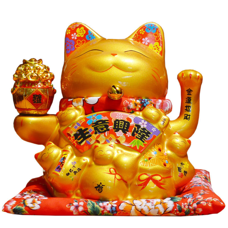 金色摇手招财猫运行稳定不掉色