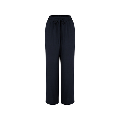 MARYLING深蓝色垂感阔腿裤