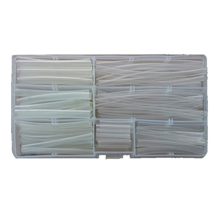 鞋带头封口裤腰绳头修复胶管套套鞋带头保护套管黑色透明热缩管