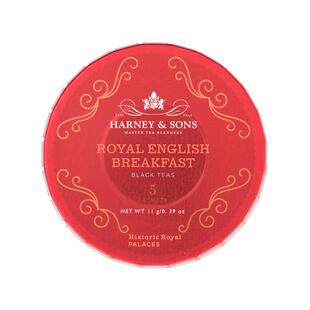 Harney Sons哈尼桑尔丝进口英式早餐红茶袋泡茶送礼玲珑盒11g/5包