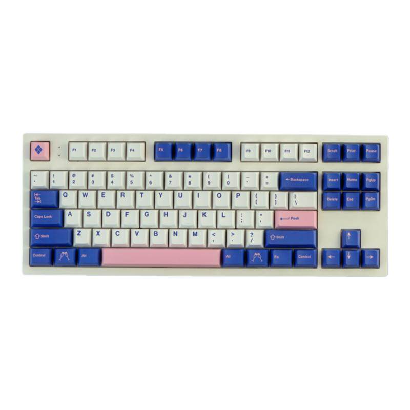 GMKPosh粉蓝机械键盘帽原厂pbt