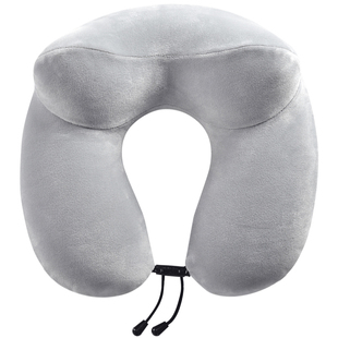 充气u型枕便携护颈脖子靠枕睡觉神器坐火车高铁飞机旅行吹气u形枕