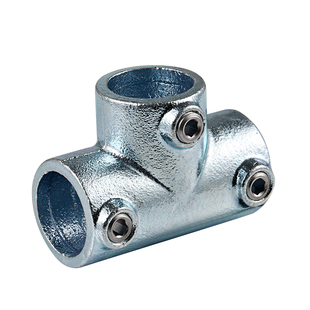 1寸镀锌圆管连接件32框架淘气堡三通四通弯头楼梯车库护栏管接头