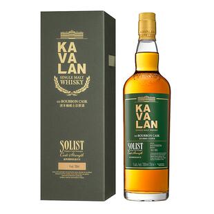 KAVALAN噶玛兰 经典独奏系列 波本桶单一麦芽威士忌进口洋酒700ml