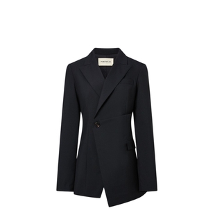 宝姿PORTSPURE女装舒适高智通勤解构修身收腰不对称设计西装外套