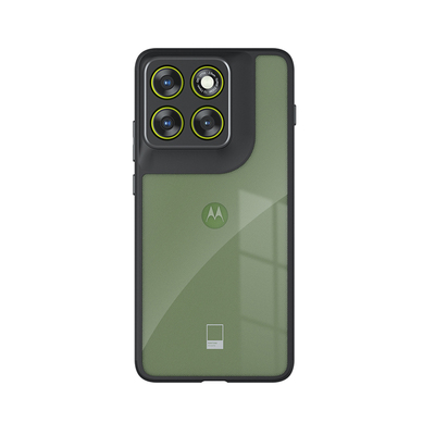 摩托罗拉透黑透明超薄气囊防摔壳