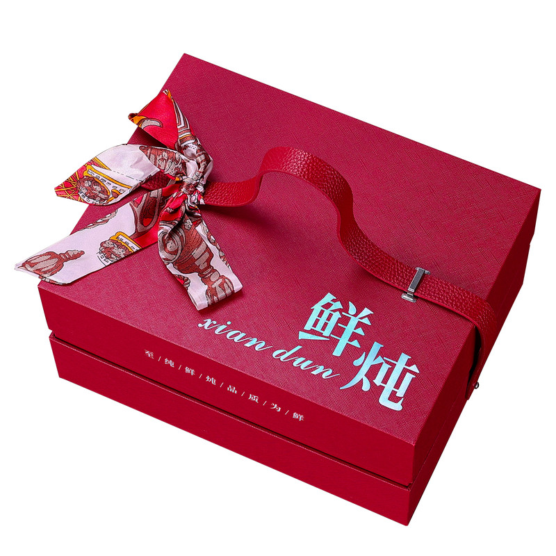 高档鲜炖滋补燕窝花胶包装盒12/10/6瓶保温箱冷藏手提伴手礼品盒