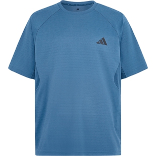 adidas阿迪达斯男子速干凉感运动休闲圆领短袖T恤IA6096