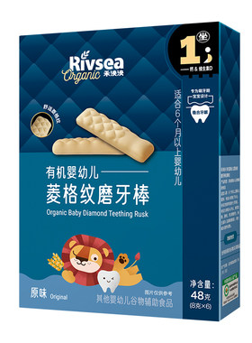 禾泱泱婴幼儿有机磨牙棒饼干