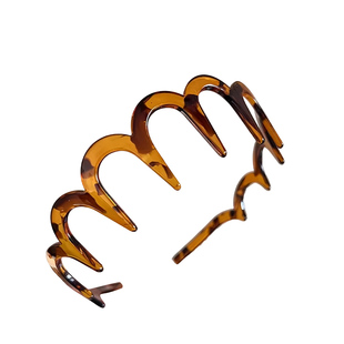 碎发整理神器大波浪发箍女带齿梳防滑高颅顶头箍发夹刘海洗脸发卡