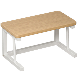 打印机置物架桌面文件收纳架多功能双层加高整理架办公室工位神器