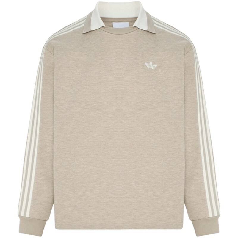 滔搏丨adidas阿迪达斯三叶草男子橄榄球风POLO运动长袖T恤KZ0490