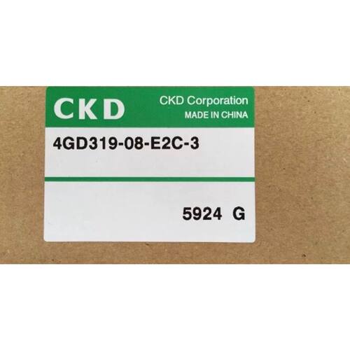 喜开理CKD电磁阀4GD319R-08-E2C-3/4GD3