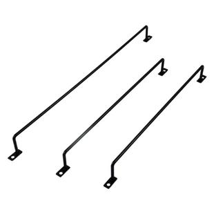 衣柜橱柜收纳挂件厨房阳台衣架门板挂钩色板样块展示架黑色免打孔