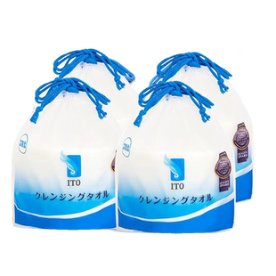日本ITO绵柔巾美容一次性洗脸巾加厚加大卷干湿两用70节多规格装