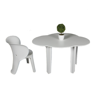 幼儿园游戏台宝宝吃饭桌儿童活动区卡通桌云朵设计桌早教学习桌子