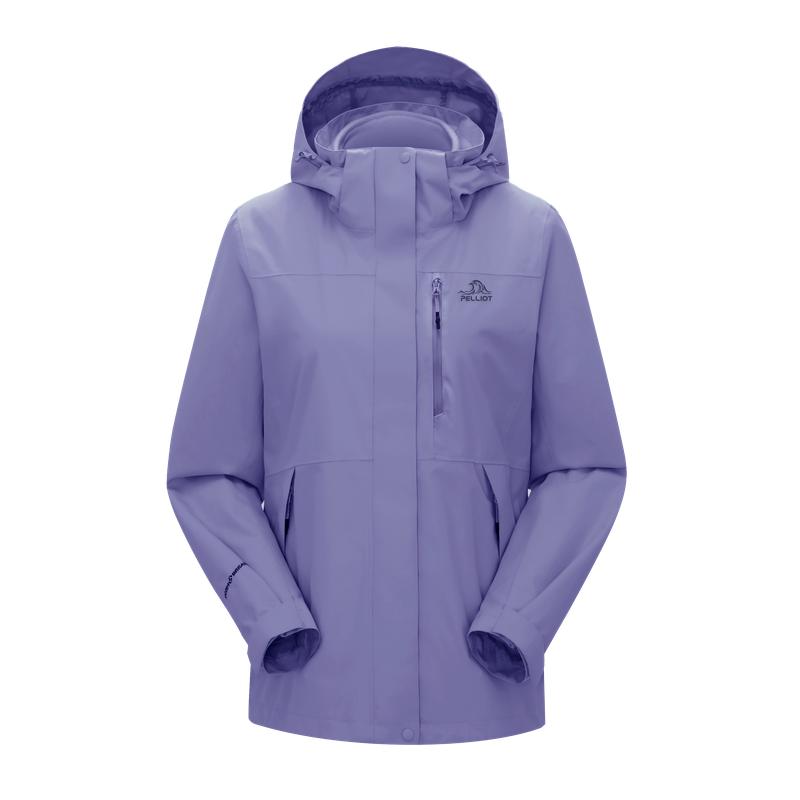 伯希和三合一抓绒冲锋衣登山服