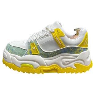 小众原创潮牌男鞋2026春季新款板鞋时尚拼色内增高厚底运动休闲鞋