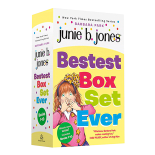 英文原版 Junie B. Jones Bestest Box Set Ever 朱尼琼斯校园日记10册套装 英文版 进口英语原版书籍儿童外文书