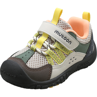 牧童童鞋2026春季新款男童户外登山运动鞋轻便女童缓震防撞徒步鞋