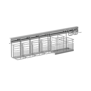 御仕家牙刷置物架免打孔洗漱口杯子梳子牙膏电动卫生间不锈钢壁挂