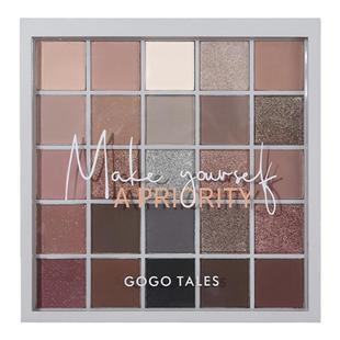 GOGO TALES戈戈舞25色眼影盘大眼影盘珠光哑光大地色夏天多色平价