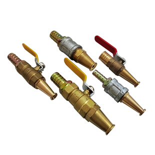 4分6分加厚铜枪头搅拌车冲洗喷头水泵洒水喷枪高压洗车水管混凝土