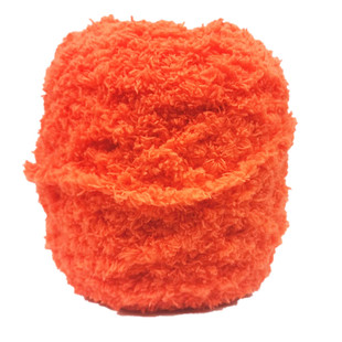 珊瑚绒毛线三股毛巾线粗围巾宝宝凤羽绒绒线卡通马甲编织包邮促销