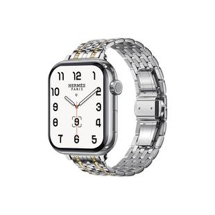 【钻石珠宝】苹果手表表带女款适用iwatchs11新款applewatch10高级s小香风series精致9小众腕表金属士se男8感